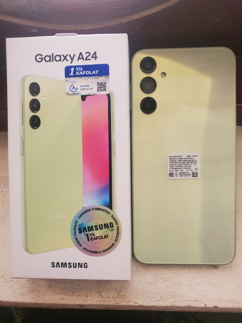 Samsung a 24 yangi