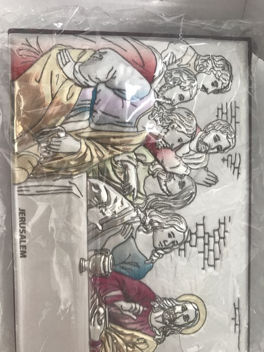 Icoana Cina cea de Taina - facuta din argint 925