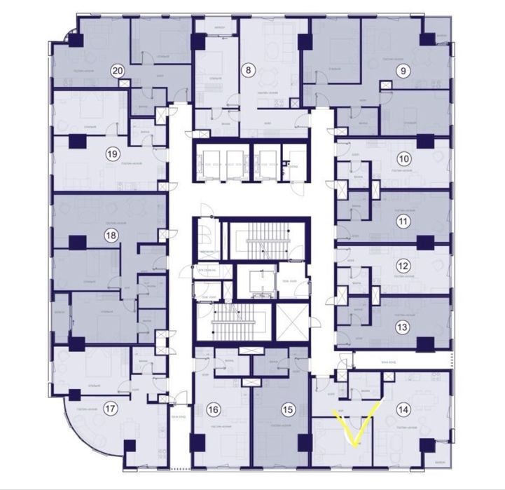 Продается квартира 2/9/24 в ЖК Modera Towers