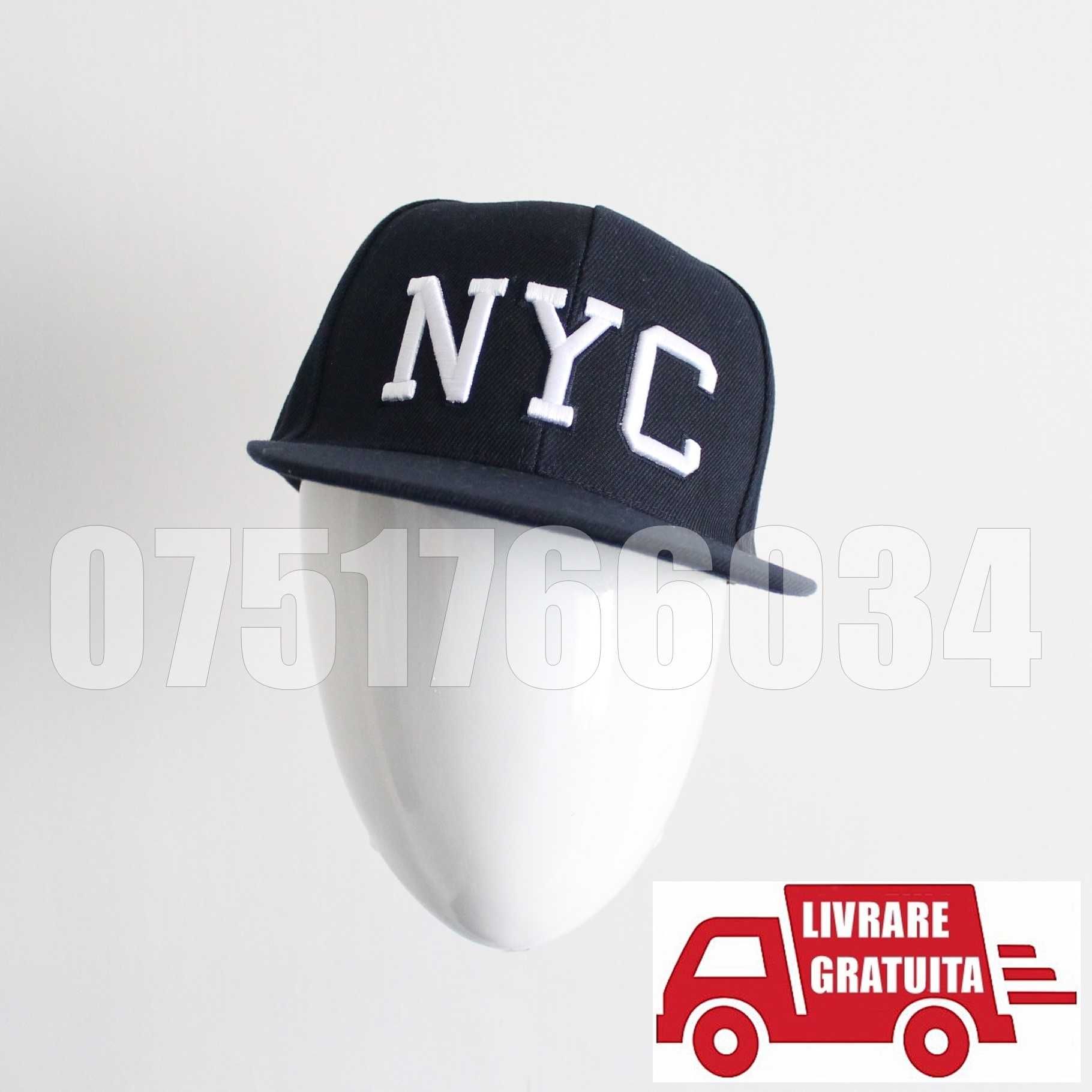 Basca Sapca Snapback Reglabila NY City Albastra + LIVARARE GRATUITA