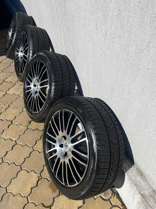 Vand roti complete iarna AEZ, 18"/ 5 x 112,  Pirelli SottoZero 3