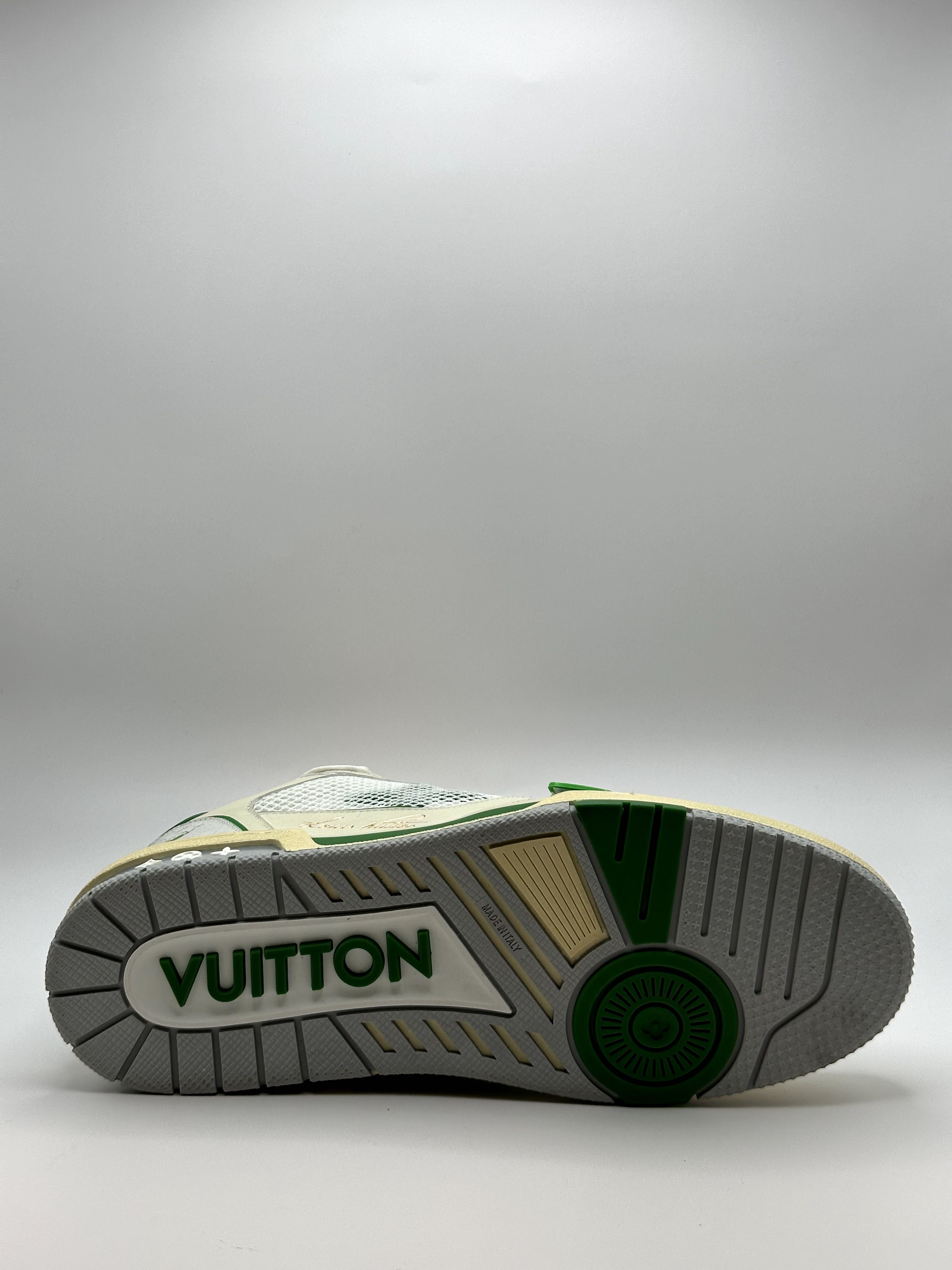 Louis Vuitton Trainers LV White/Green Sneakers
