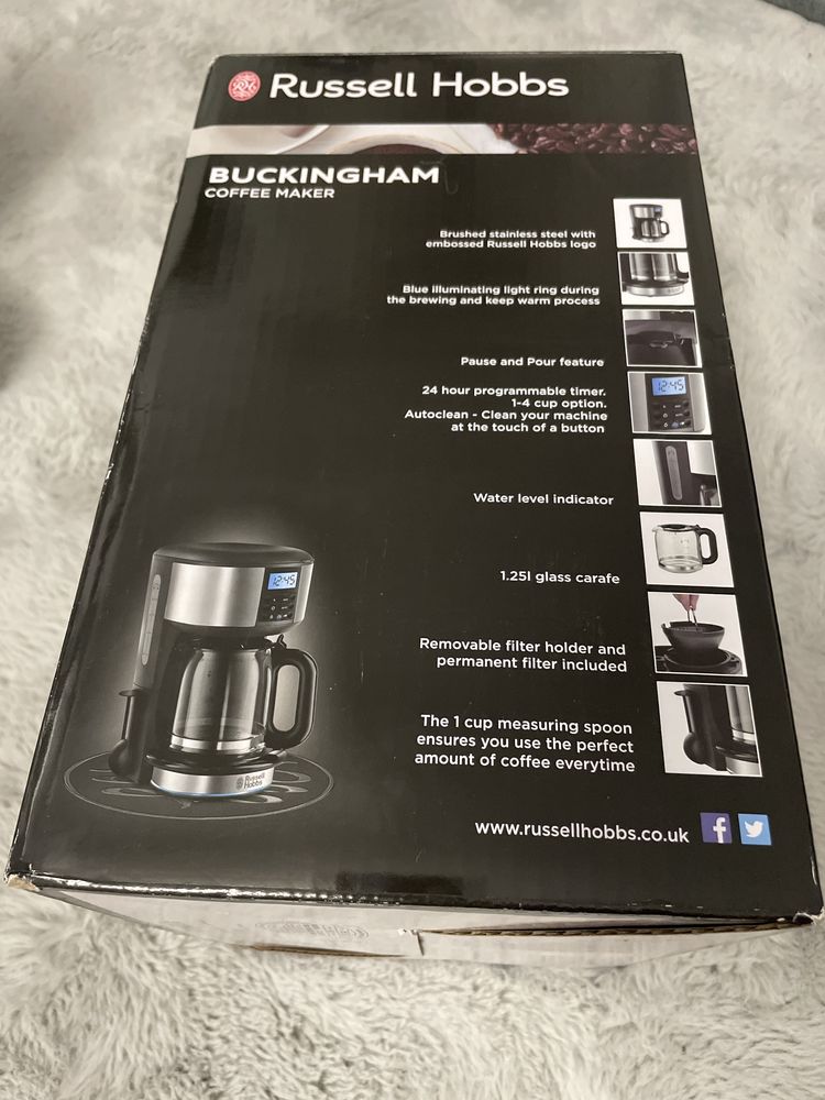 Aparat de cafea Russell Hobbs 20680-56 Buckingham, Nou Sigilat