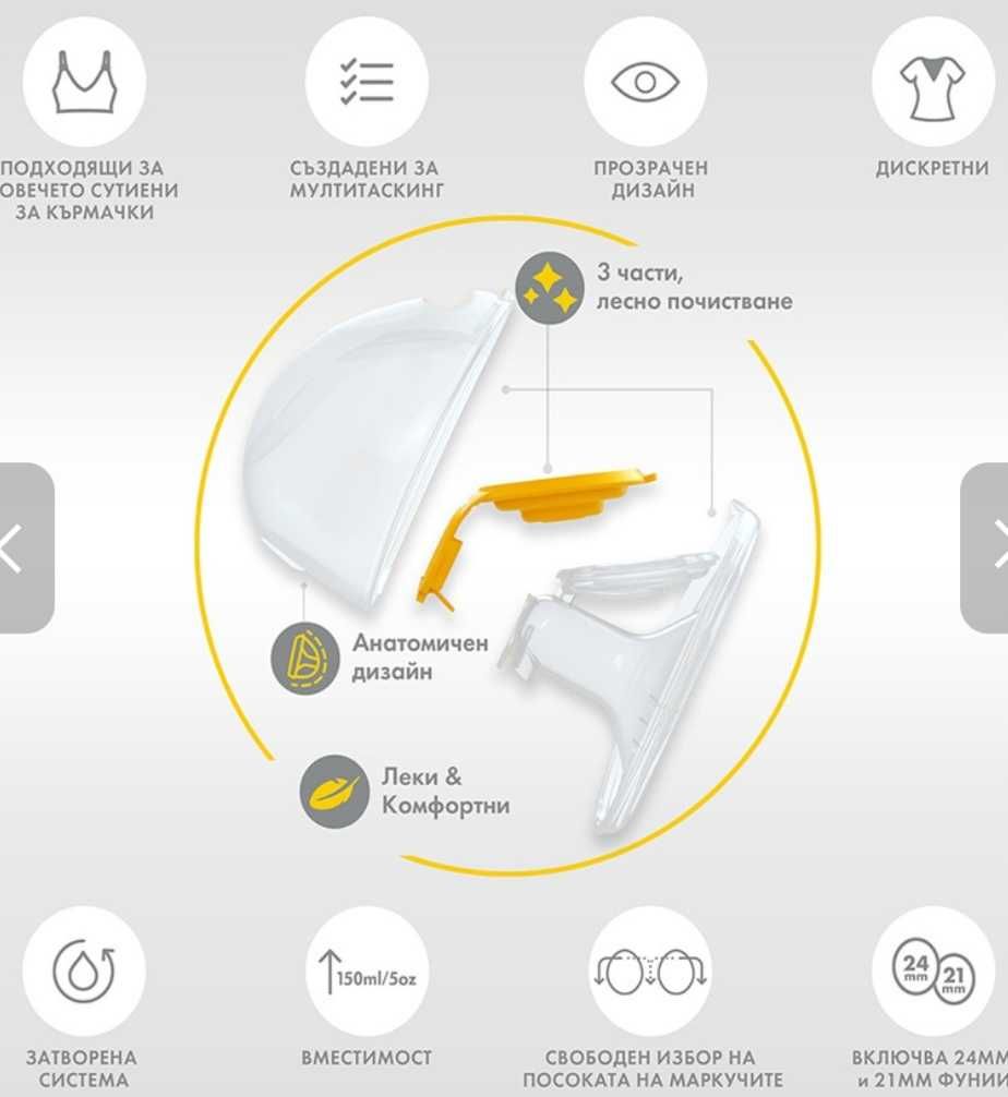 Помпа за кърма Medela Solo Hands Free