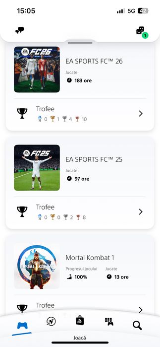 Playstation 5 1 tb  disc, + 2 controlerre +cont ps fc 26