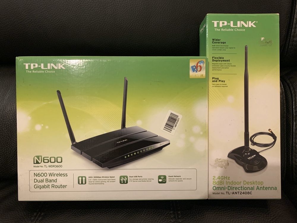 Router Tp-Link + antenă externă