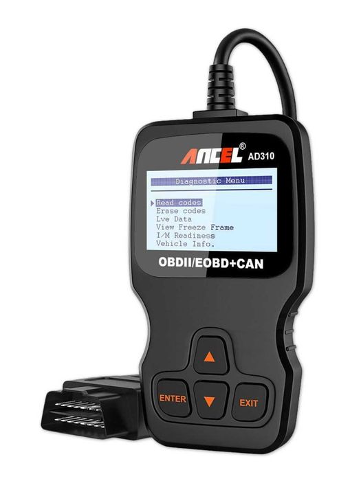 Диагностический сканер OBD2/EOBD Ancel AD310 – универсальный авто