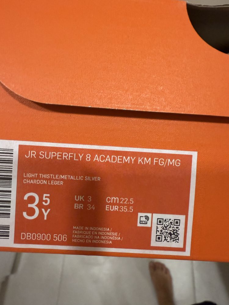 Nike jr superfly 8 academy размер 35,5