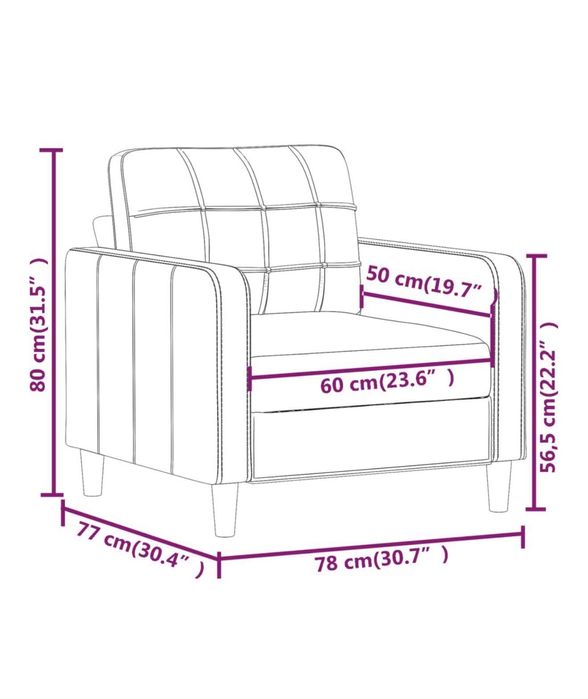 Нов модерен Фотьойл тъмносив