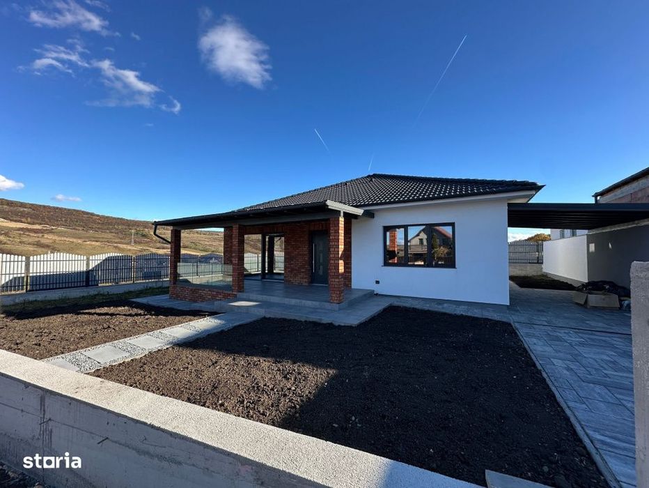 Casa moderna parter, 120 mp utili + terasa amenajata – Popesti, zona