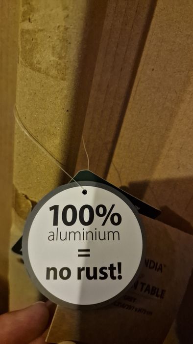 Masa fixa terasa gradina 240x100cm, 10 persoane, structura aluminiu