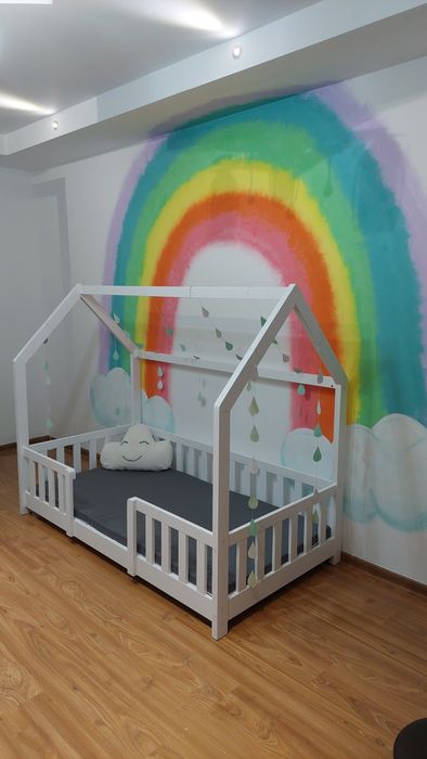 Pat in forma de casuță doar cu predare personală in Bistrița