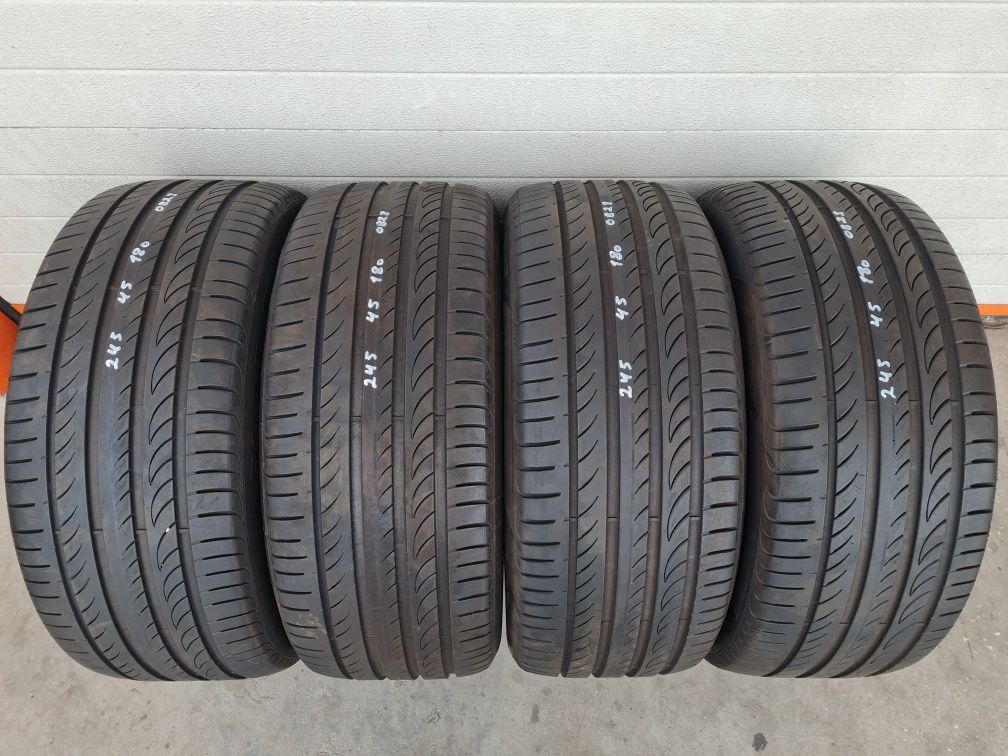 Летни гуми 4 броя PIRELLI Powercy 245 45 R18 дот 0623