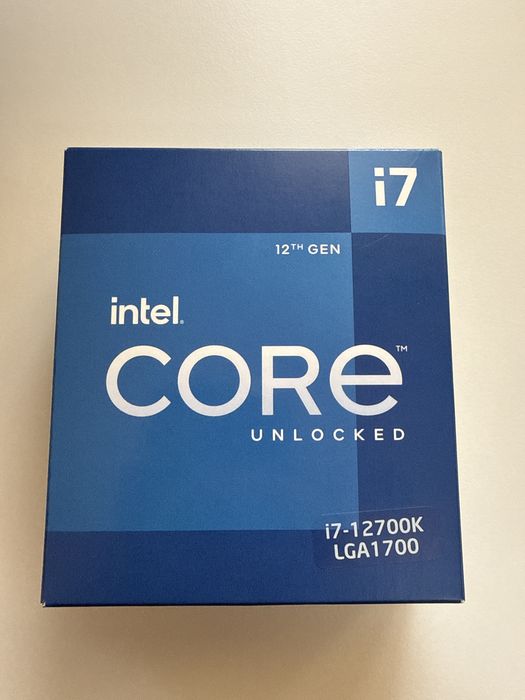 Procesor Intel i7 12700k
