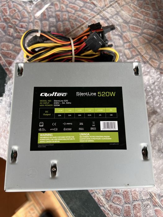 Sursa Qoltec silent Line 520W, noua!