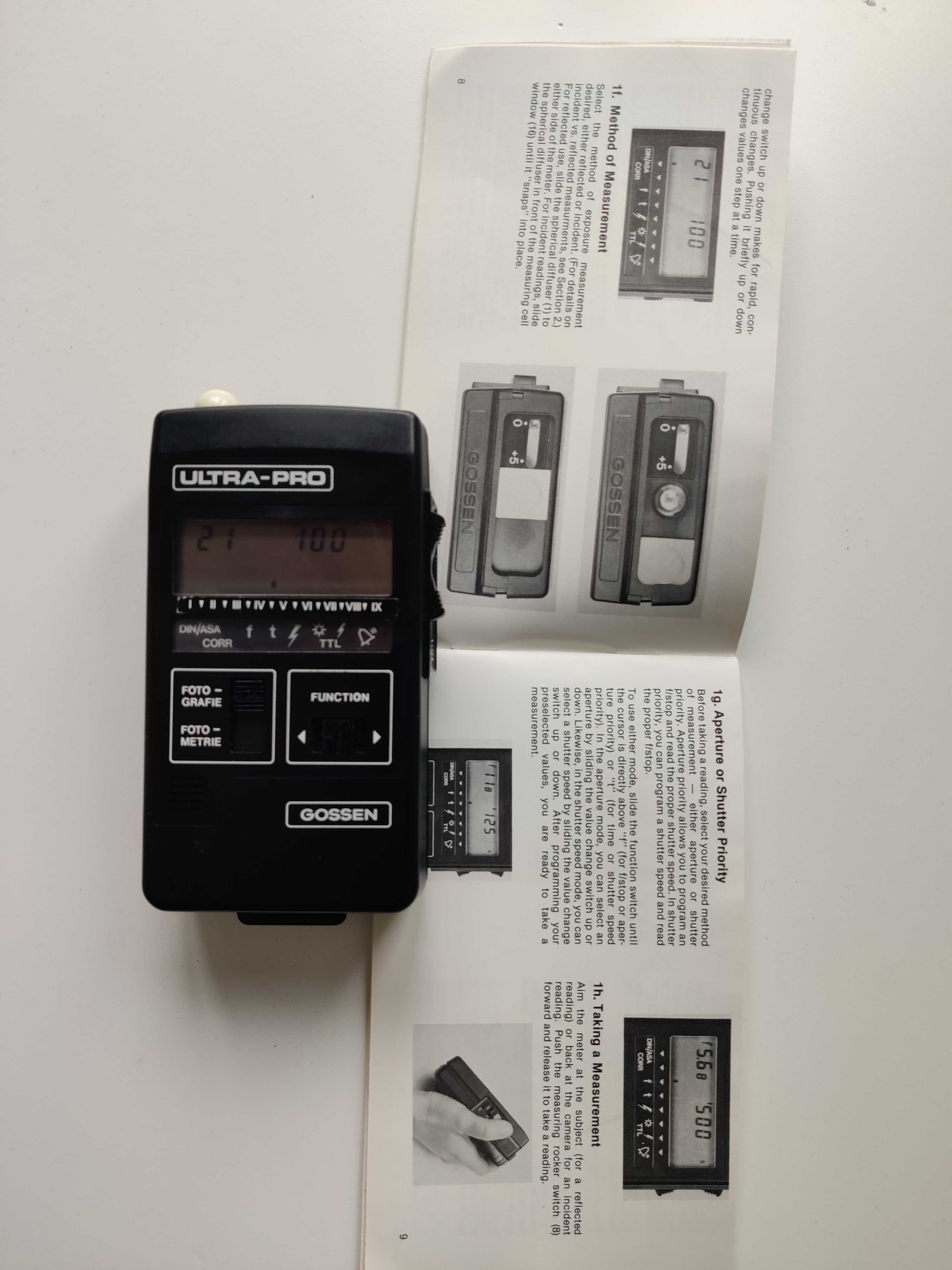 Exponometru GOSSEN Ultra Pro