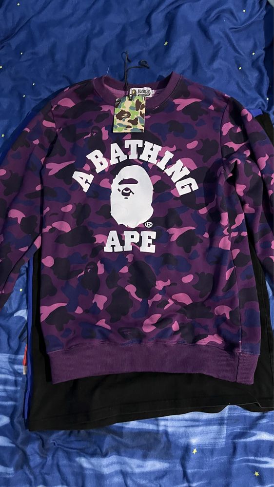 bluza mov bape noua