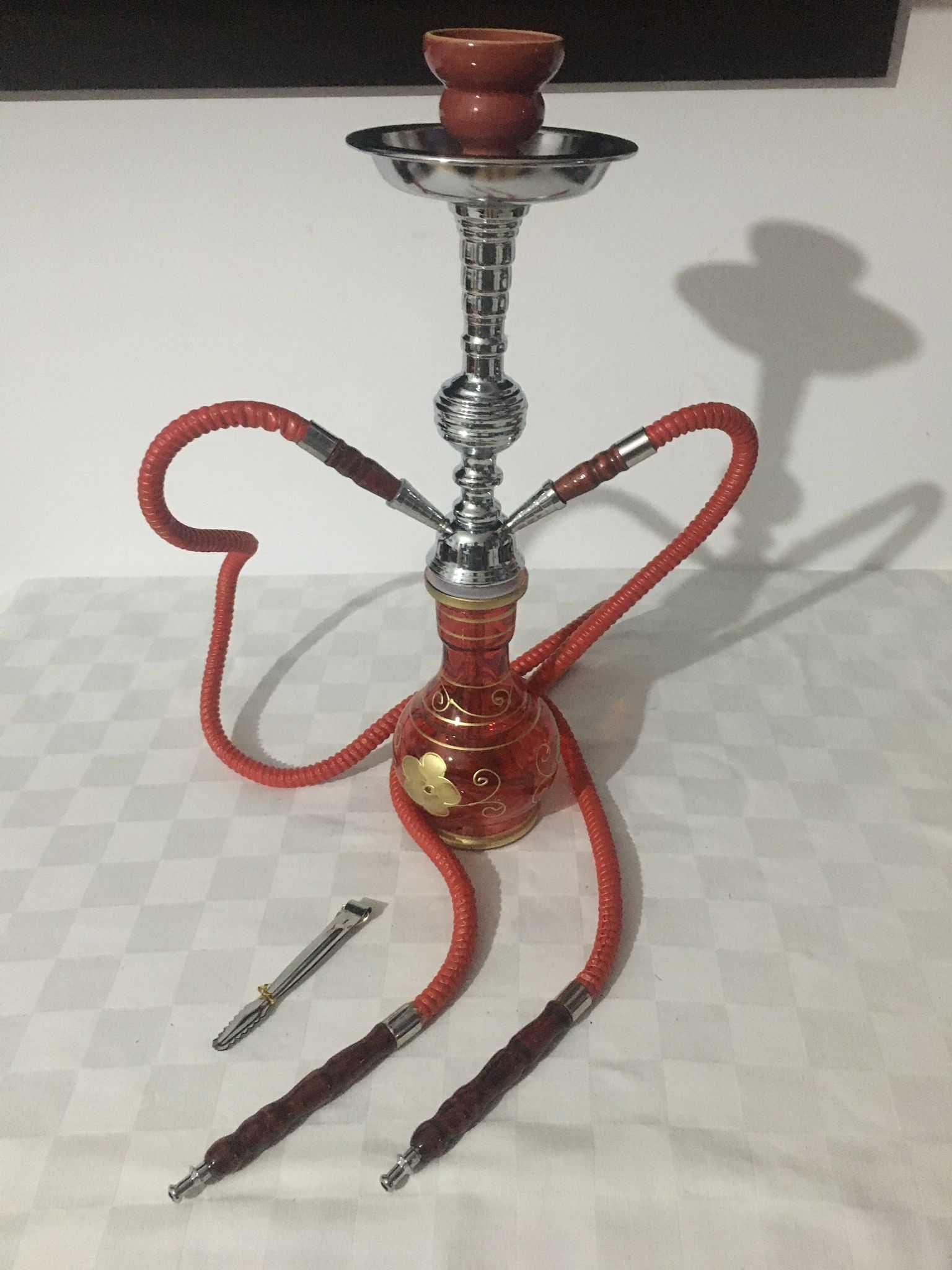 Narghilea / shisha nouă 4 furtune 60 cm. SIGILAT !