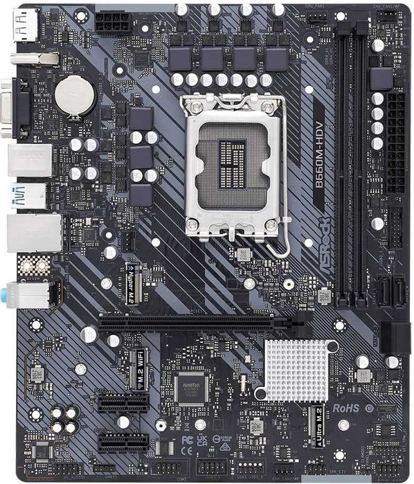 ASRock B660M-HDV (mATX) – дъно за Intel 12/13/14 генерация