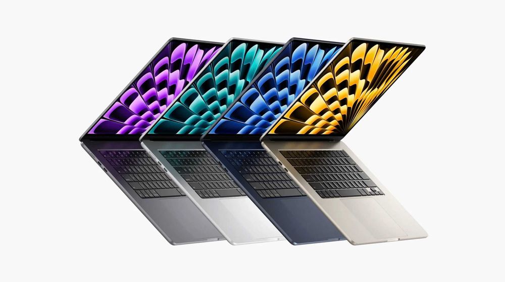 Apple MacBook Air 13" M5 16RAM 512SSD Midnight/Silver/Starlight/Blue — миниатюра 1
