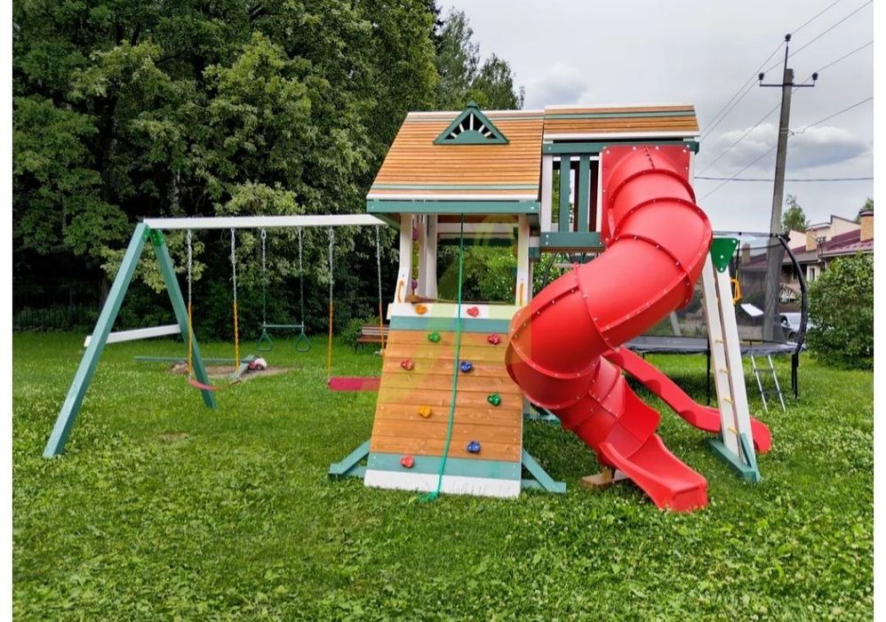 Разные виды детских игровых площадок