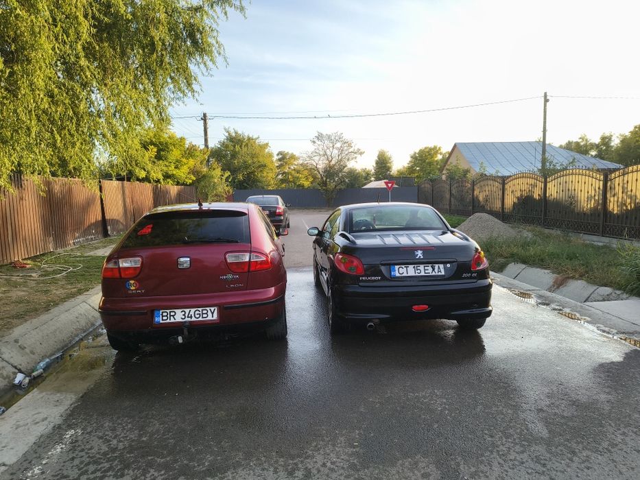 Peugeot 206cc , Seat Leon 1m
