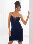 Camasa de noapte Donna Klaudia Dark Blue Mărime S 36
