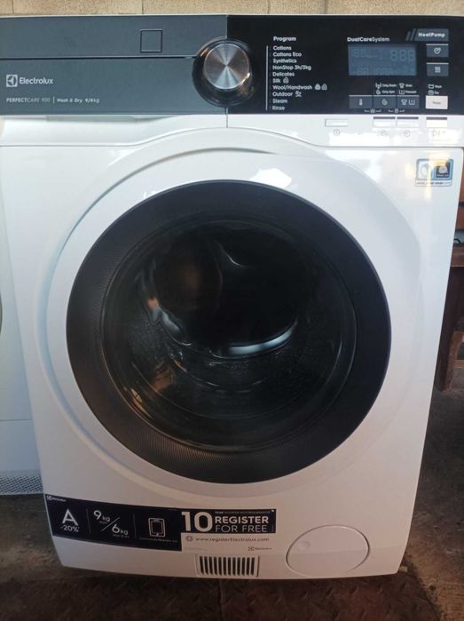 Комбиниран електроуред Пералня и Сушилня Електролукс, Термо Помпа.2023