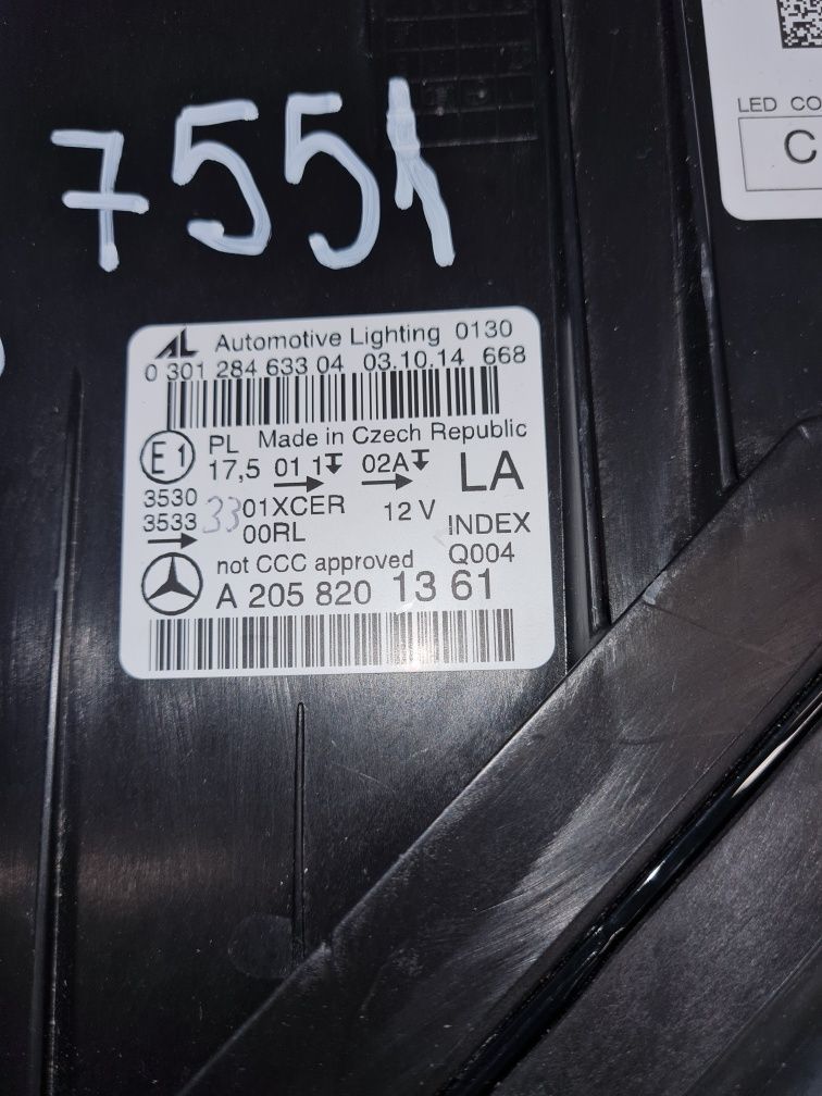 Far Stanga xenon Mercedes C Class W205 cod -A2058201361 / an-2014-2018