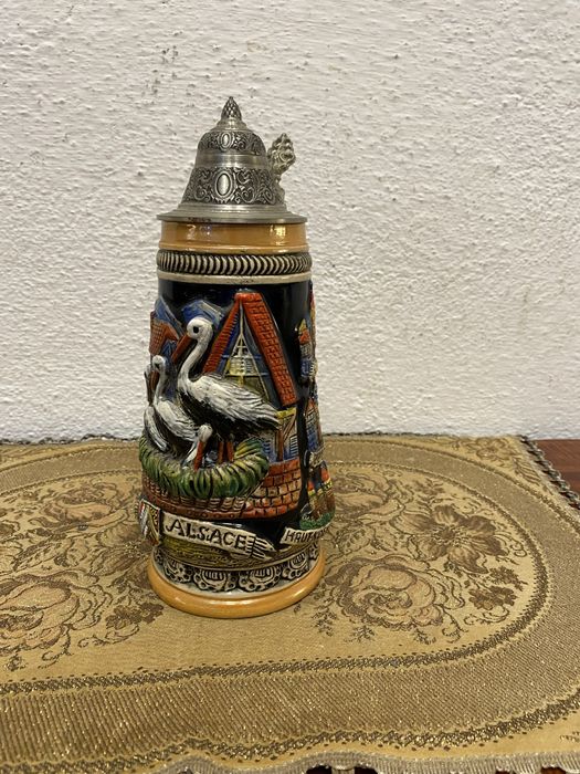 Немска чаша за бира с калаен капак