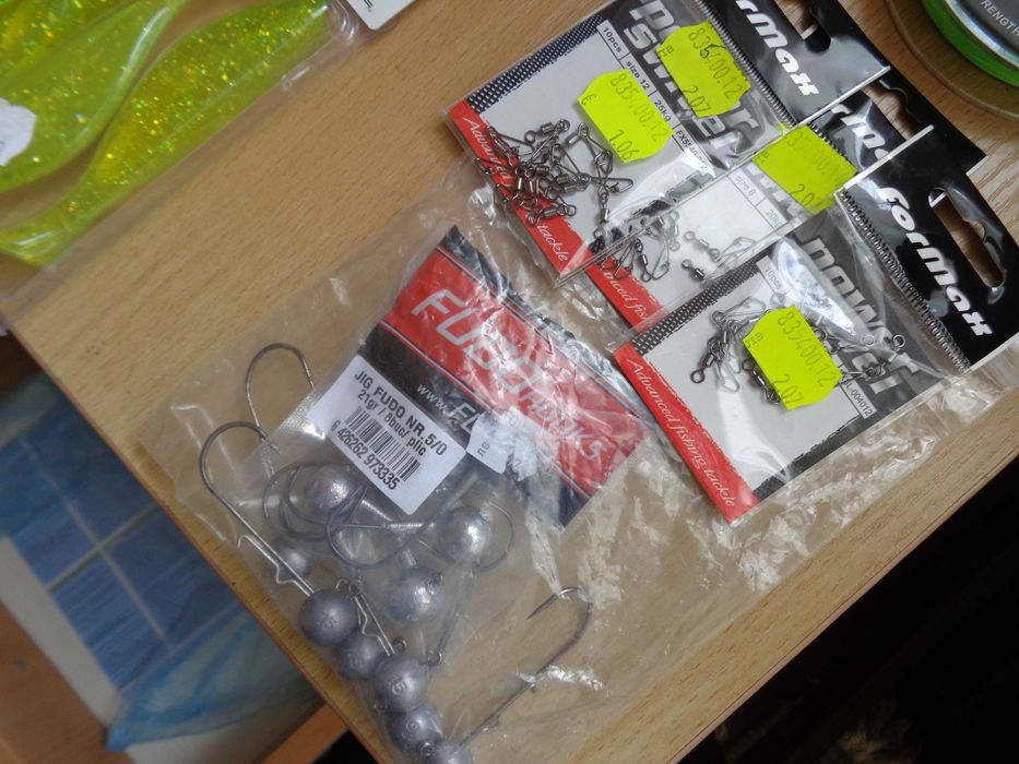 Спининг въдица(15-50),джиг-глави,силикони,воблери,плетено влакно и др.