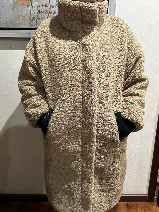 Тедди шубка состояние отличное оверсайз