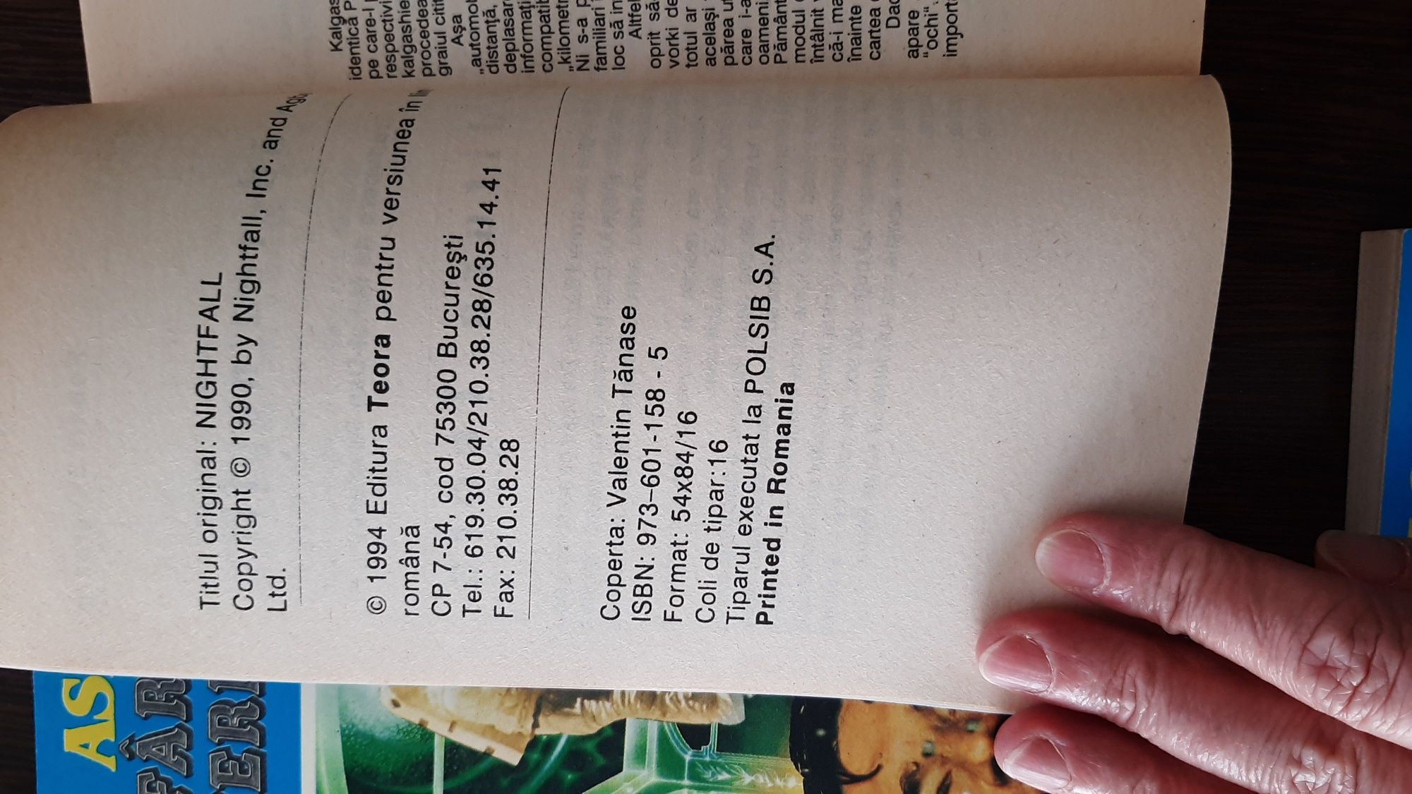 6 cărti Isaac Asimov Editura Teora