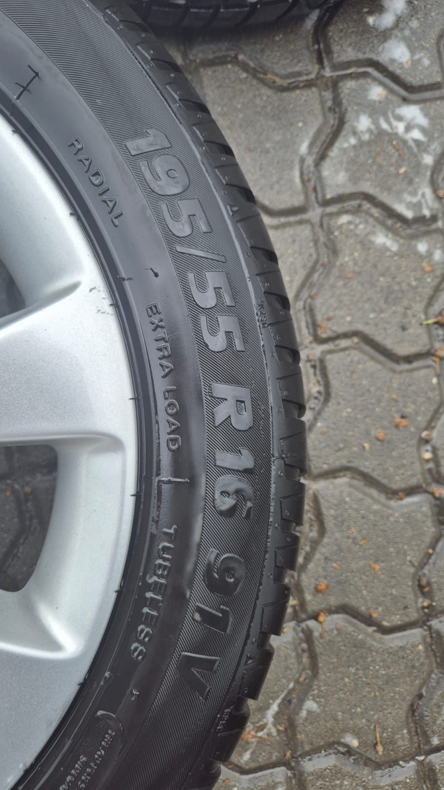 Jante aliaj Cu anvelope  195/55 r16 Opel Astra ,Corsa