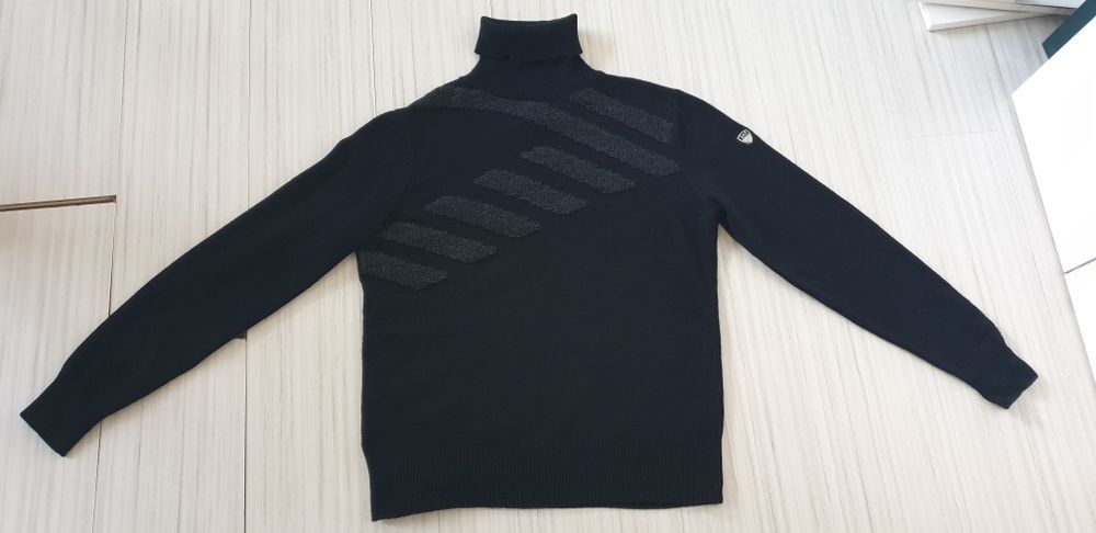Emporio Armani EA7 Wool Knit - 50 / L  ОРИГИНАЛ! Мъжки Вълнен Поло Пул