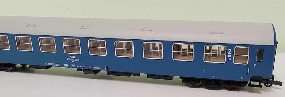 macheta vagon compartimentat CFR din setul Sachsenmodelle 14009 H0
