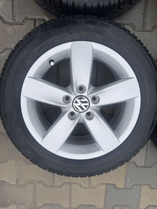 Roti originale Volswagen 16 inchi anvelope iarna