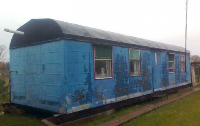 Советский строительный вагончик бытовка