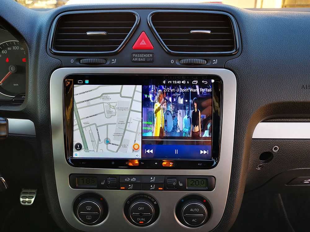 Navigatie VW Scirocco Octacore 4+32GB DSP SIM 4G Carplay Android auto