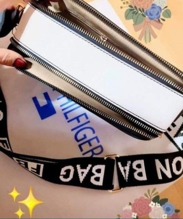 Geanta crossbody dama loho imprimat, new model