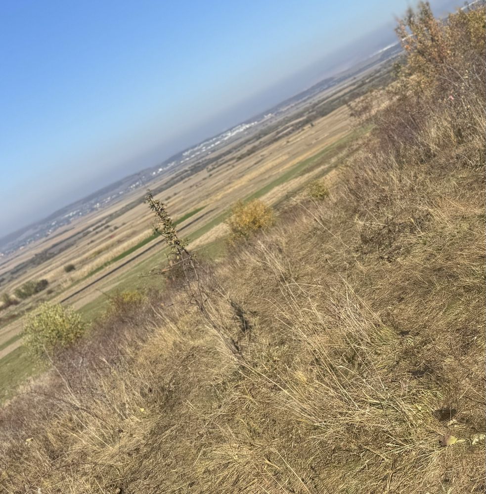 Teren extravilan 1100 mp Poplaca spre Orlat.priveliste superba.schimb