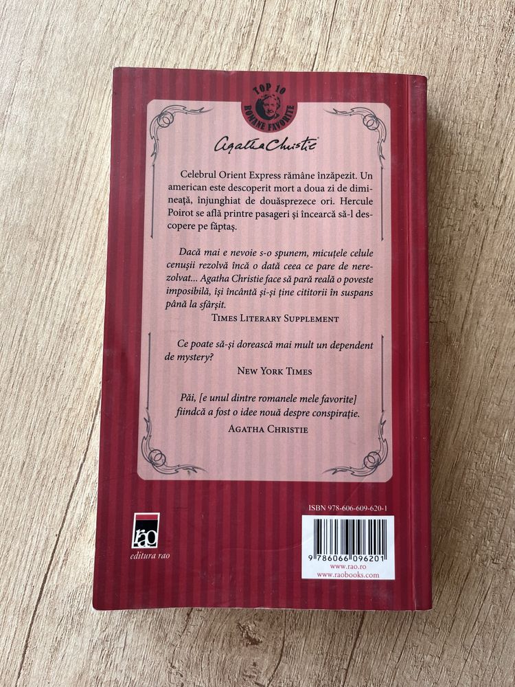 Crima în Orient Express de Agatha Christie