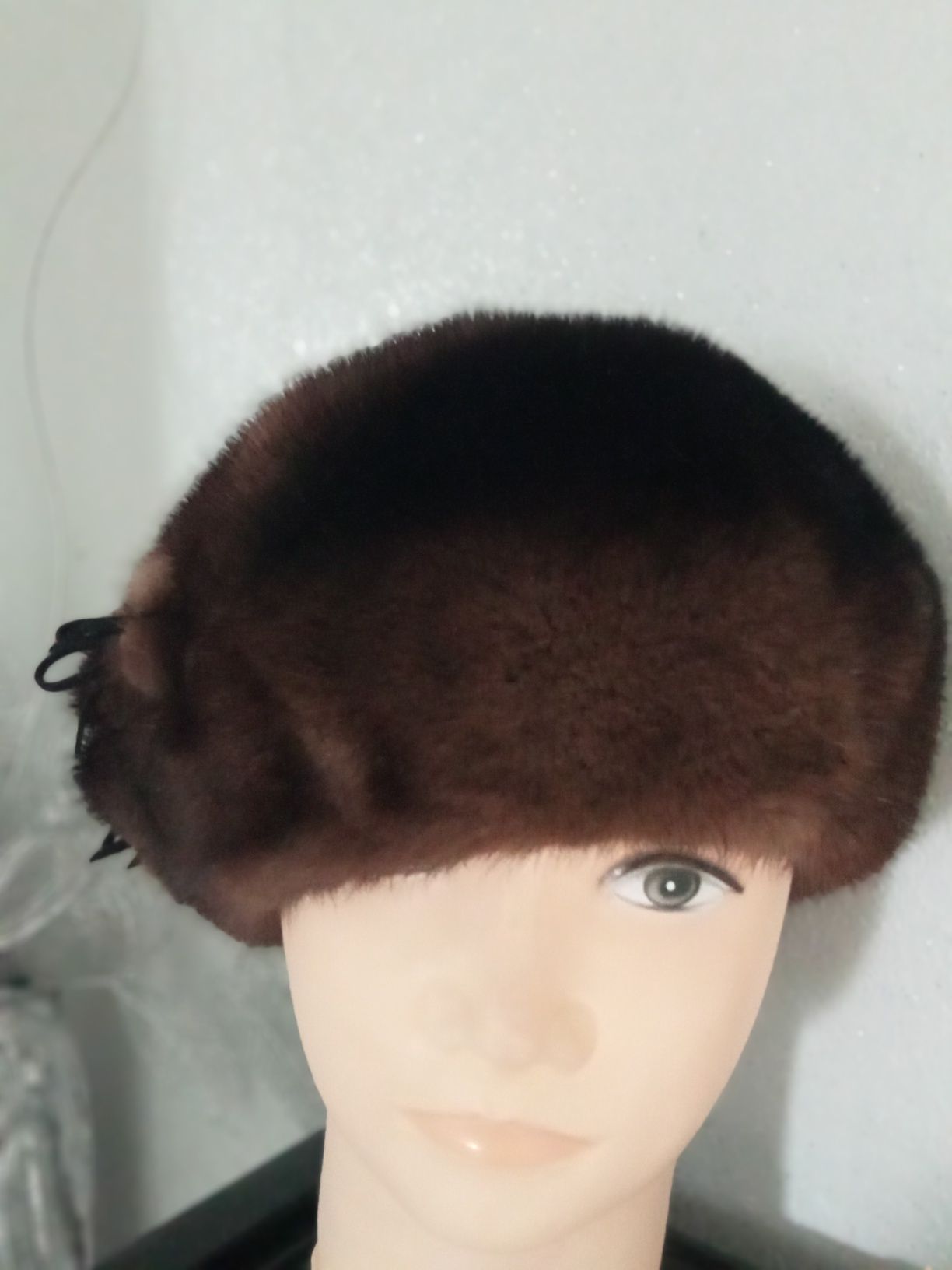 Шапка норковая,натуральная,новпя