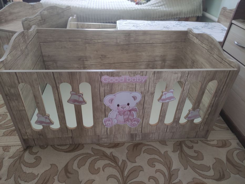 Продаётся детская кроватка, из чистого МДФ