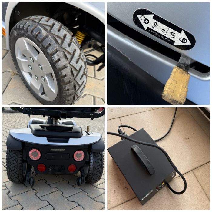 SCUTER ELECTRIC BATRANI Dizabilitati roti mari Pride made in America