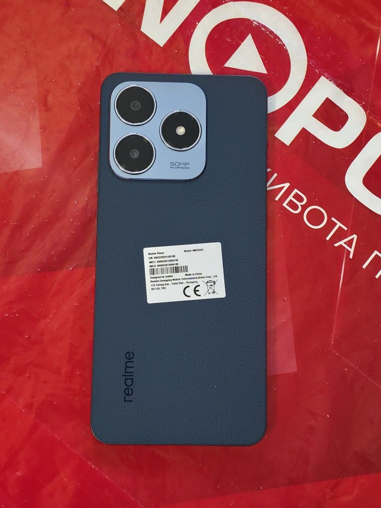 ЧИСТО НОВ 256GB Realme C63 Гаранция Технополис 2027г. Blue / Син