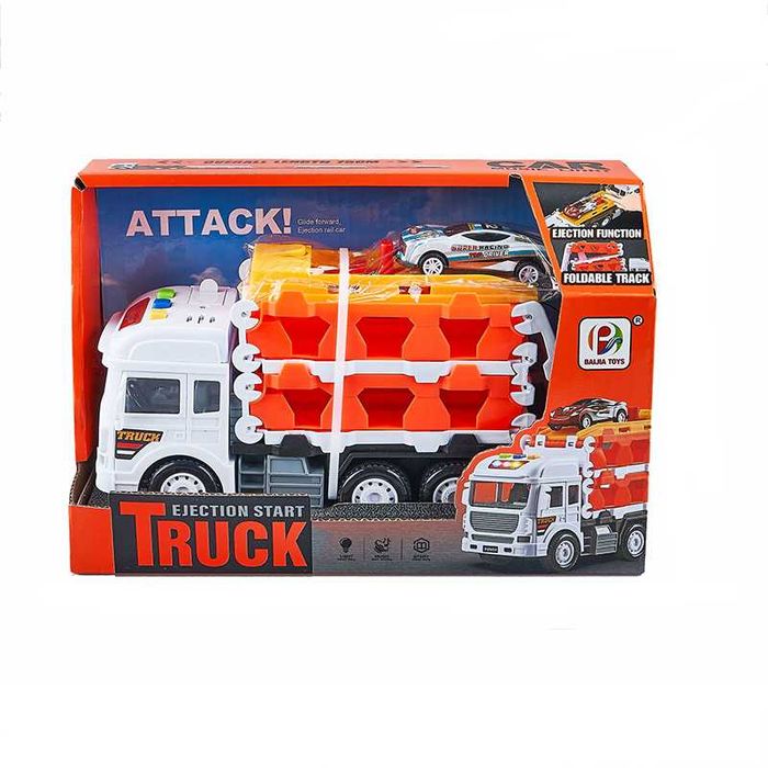 Автовоз с катапулт, писта и кола