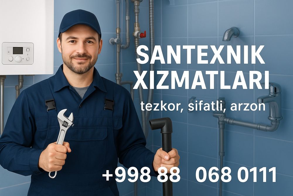 Santexnik xizmati Ariston,katyol,rakvina,unitaz,ustanovka qilamiz