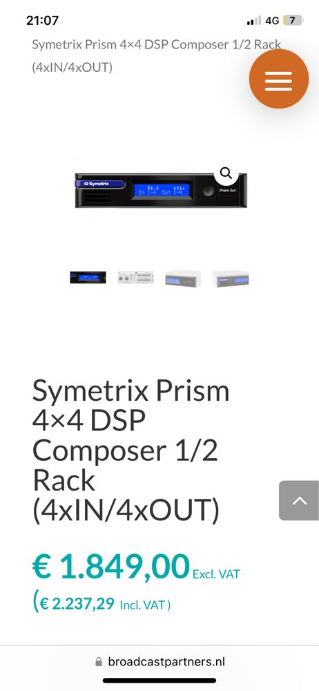 Symetrix Prism 4x4