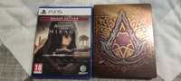 Продавам Assassin's Creed Mirage PS5 Deluxe edition + метална кутия